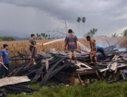 Ponpes Darussalam di Aceh Tenggara Terbakar