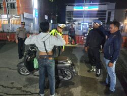 Polres Karo Razia Antisipasi Geng Motor dan Balap Liar