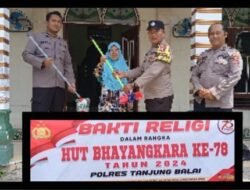 Sambut HUT Bhayangkara, Polsub Sektor Datuk Bandar Timur Gelar Bhakti Religi