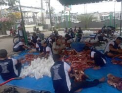 BKM Ubudiyah Brandan Bagikan 2300 Paket Qurban