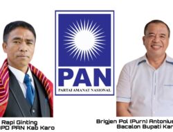 DPD PAN Karo Dukung Antonius Ginting di Pilkada Nopember 2024