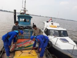 Pol Airud Periksa Tiap Kapal yang Memasuki Perairan Tanjungbalai
