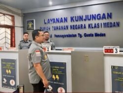 Kadivpas Kanwil Kemenkumham Sumut monitoring dan evaluasi Rutan Kelas I Medan