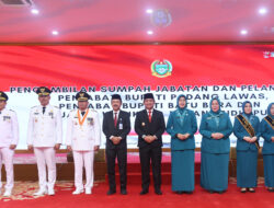 Lantik Tiga Pj Kepala Daerah, Pj Gubsu: Ini Sesuai Kebutuhan Masyarakat