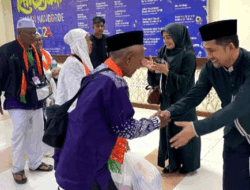 114 Calhaj Aceh Tenggara Tiba di Bandara SIM Aceh