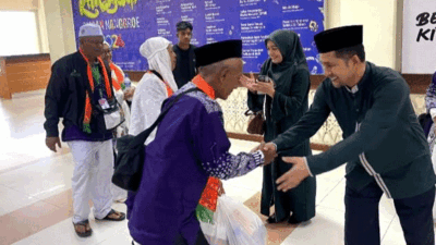 114 Calhaj Aceh Tenggara Tiba di Bandara SIM Aceh