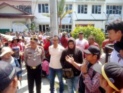 Ratusan Warga Rambung Baru Sibolangit Demo Kantor BPN Deliserdang, Terkait Pengukuran Tanah