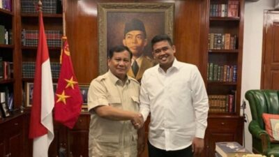 4 Parpol Pro Prabowo Dukung Bobby Nasution di Pilgubsu