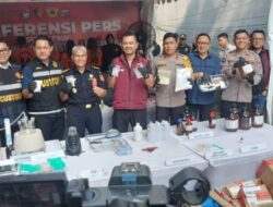Bareskrim Polri dan Poldasu Gerebek Pabrik Ekstasi di Medan
