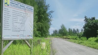 Progres Proyek Jalan Nasional Berpagu 321 Miliar di Nias Barat Baru 44 Persen