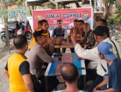 Jumat Curhat, Kapolsek Tanjungbalai Selatan Dengarkan Saran dan Harapan Warga