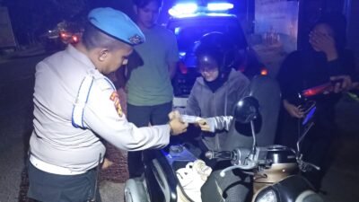 Polres Tanjungbalai Razia Kelengkapan Surat Kendaraan