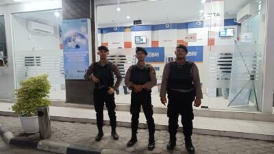 Tekan Gangguan Kamtibmas, Samapta Polres Tanjungbalai Patroli hingga Pagi