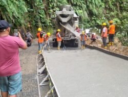 Pekerjaan Jalan Sibolga-Tarutung Dikebut, Warga Beri Pujian