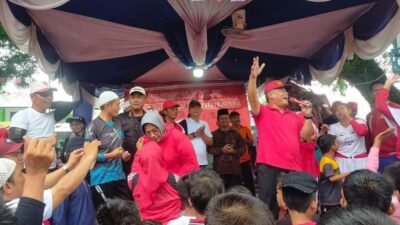 Ribuan Warga Sunggal Hadiri Senam Sehat dan Gerak Jalan Santai dalam Rangka HUT RI ke 79 bersama H Ali Yusuf Siregar