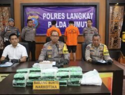 Sebulan Menjabat, Kapolres Langkat dan Jajaran Berhasil Ungkap 20 Kg Sabu