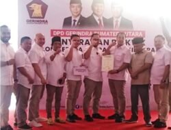 Kantongi Surat Keputusan Partai Gerindra,  Pasangan Donal-Andri Siap Bertarung di Binjai