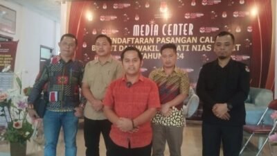 KPUD Nias Barat Masih Belum Terima Pendaftaran Paslon Sampai Hari Ini