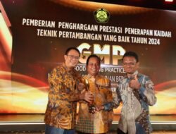 Agincourt Resources Raih Penghargaan Terbaik Kaidah Teknik Pertambangan yang Baik Kementerian ESDM