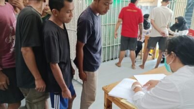 Lapas Kelas I Cipinang Laksanakan Penyuluhan, Skrining Penyakit Menular dan Penyakit Lainnya