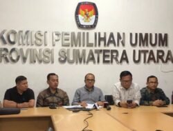 KPU Sumut Tetapkan Dua Paslon Gubernur dan Wakil Gubernur