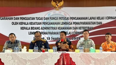 Kepala KPLP Dorong Petugas Lapas Cipinang Perkuat Strategi Pengamanan