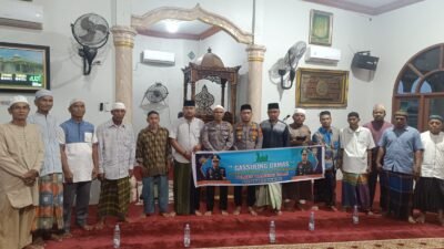 Gassuling Damas di Masjid Nurul Amin, Polres Tanjungbalai Sampaikan Dakwah Kamtibmas