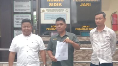 Amri Laporkan Mantan ASN Tapteng Berinisial SP ke Polisi, Beli Solar Gunakan Cek Kosong