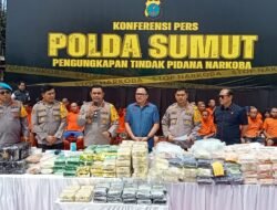 46 Hari, Polda Sumut dan Jajaran Sita 396 Kg Sabu dan Amankan 673 Pelaku