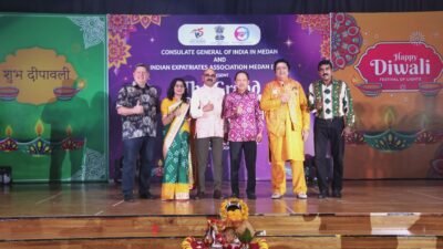 Sekdaprov Sumut Hadiri Perayaan Deepawali Konjen India di Medan