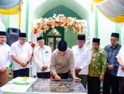 Diperesmian Masjid Al Musannif Miftahul Ulum, Ijeck Singgung Hubungan Harmonis Keluarga H. Anif dan Amri Tambunan