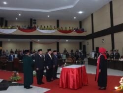 3 Pimpinan DPRD Kabupaten Tapsel Dilantik