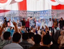 Silaturahmi Lintas Agama Menuju Deliserdang Sehat, Asri Ludin Tambunan Minta Jaga Persatuan dan Kondusifitas