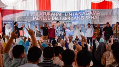 Silaturahmi Lintas Agama Menuju Deliserdang Sehat, Asri Ludin Tambunan Minta Jaga Persatuan dan Kondusifitas