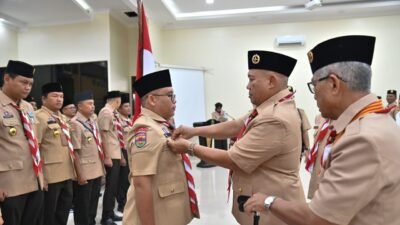 Pelantikan Pengurus Kwarcab Gerakan Pramuka Sibolga, Jamaluddin Pohan: Tetap Semangat Membina Generasi Muda