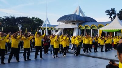 Peringati HUT ke-60 Partai Golkar, Paslon  MADINA Optimis Menangi Pilwako Tanjungbalai