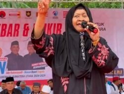 Ibunda Kapolres Tapsel Dukung Edy-Hasan, Menantunya Ketua Tim Relawan Bobby-Surya Wilayah Tabagsel