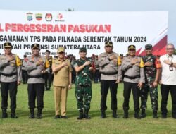 Pangdam I/BB Hadiri Apel Pergeseran Pasukan Pam TPS Pilkada 2024