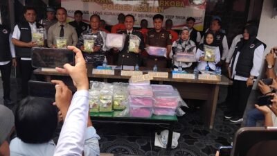 Polres Asahan Tangkap 4 Nelayan Bawa 18 Kg Sabu dan 86.500 Butir Ekstasi