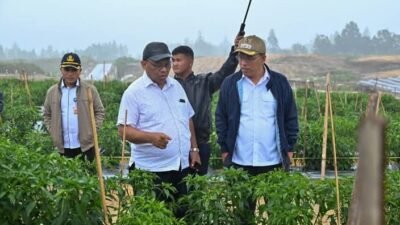 Bupati Humbahas Terima Kunker Kementan di Food Estate