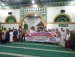 Gassuling Damas Polres Tanjungbalai di Masjid Al-Ikhlas; Ajak Jamaah Jaga Kamtibmas