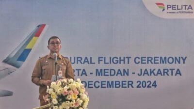 Pelita Air Perdana Terbang Medan-Jakarta, Kadishub Sumut: Semoga Menjawab Kebutuhan Masyarakat