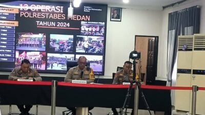 Refleksi Akhir Tahun: Selama 2024, Kasus Curat Dominasi Kejahatan di Wilkum Polrestabes Medan