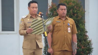 Wakil Bupati Humbahas Pimpin Apel Pagi: Pedomani Panca Prasetya Korpri dan Pantang Melakukan Pelanggaran