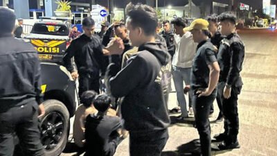 Polrestabes Medan Amankan 4 Pelaku Geng Motor Terlibat Tawuran Jalan Cemara