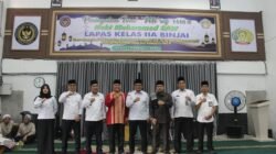 Lapas Binjai Gelar Peringatan Isra Miraj Nabi Muhammad SAW 1446 H Bersama Warga Binaan