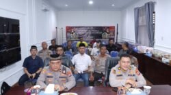 Polri Bersama Media Gelar Buka Puasa di Polres Binjai