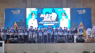 Rayakan Mayday Bersama Ribuan Buruh, Wali Kota Medan : Buruh Jadi Bagian Terpenting Dalam Pembangunan