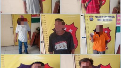 Polres Binjai Tangkap 7 Pelaku Pungli Supir Truk