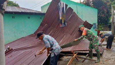 Keganasan Angin Puting Beliung di Kabupaten Sergai Mengakibatkan 31 Rumah Rusak